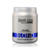 Sleek Line Blond - Maska z jedwabiem do włosów blond i siwych